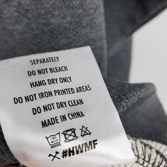 NWT All American Roughneck Here To Work Easy Living French Terry Hoodie Small - Picture 10 of 12